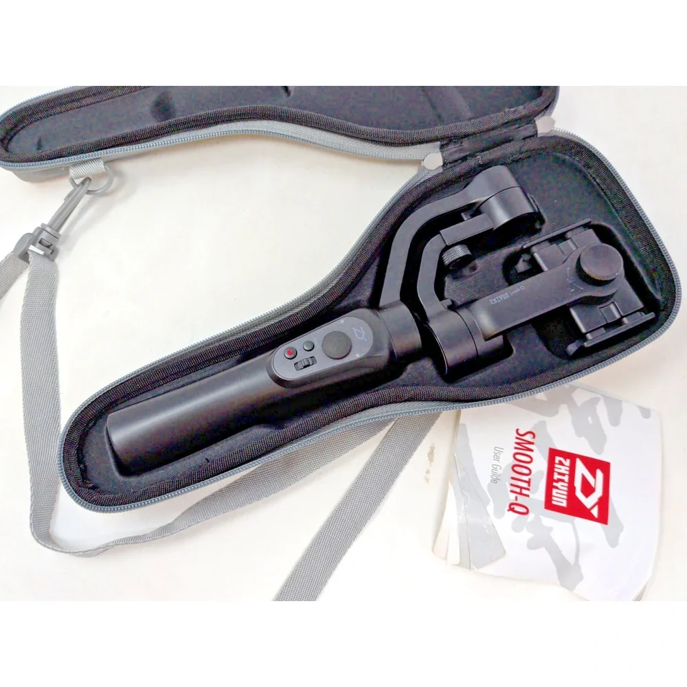 ZHIYUN Smooth-Q 3-Axis Handheld Smartphone Gimbal Stabilizer - Black w/case